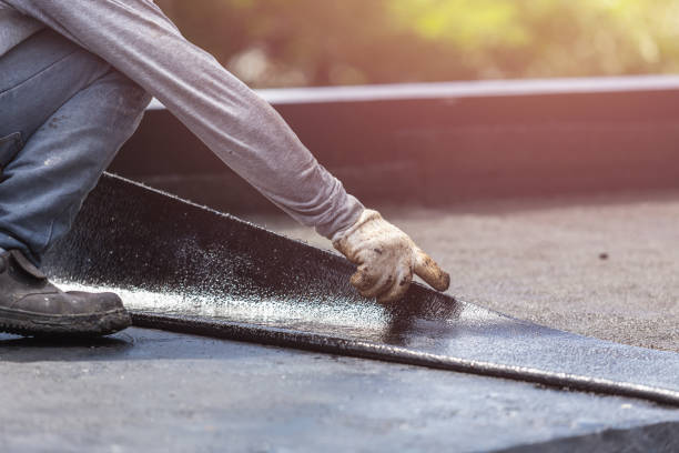 Professional Basement Waterproofing technician working in Hudsonville, MI